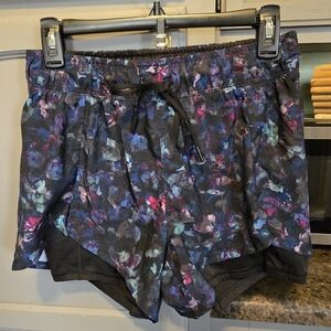 Avia Black and Multicolor Athletic Shorts